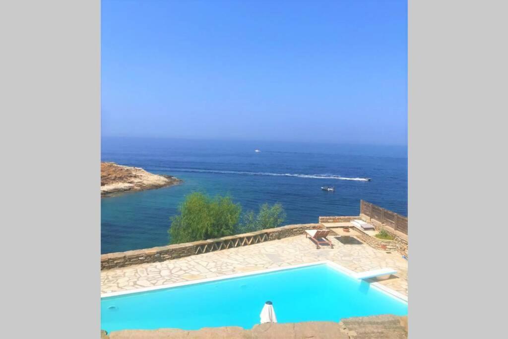Sunset Villa With Swimming Pool At Tzia Ligia  Exteriör bild