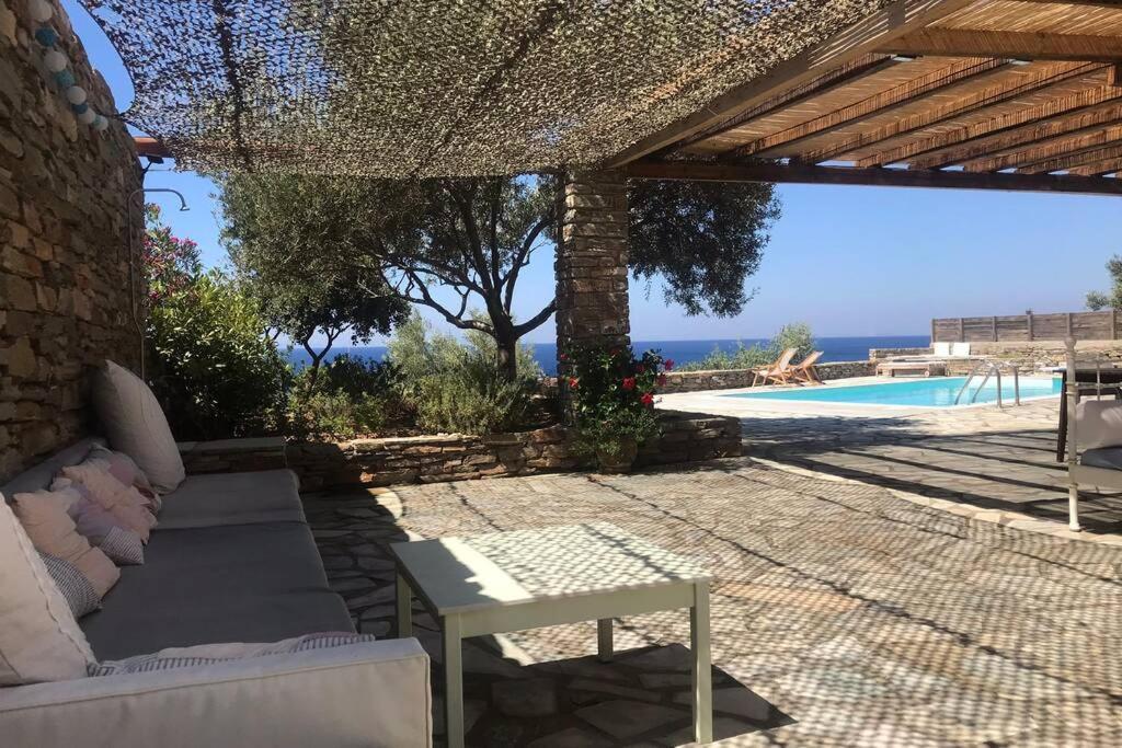 Sunset Villa With Swimming Pool At Tzia Ligia  Exteriör bild