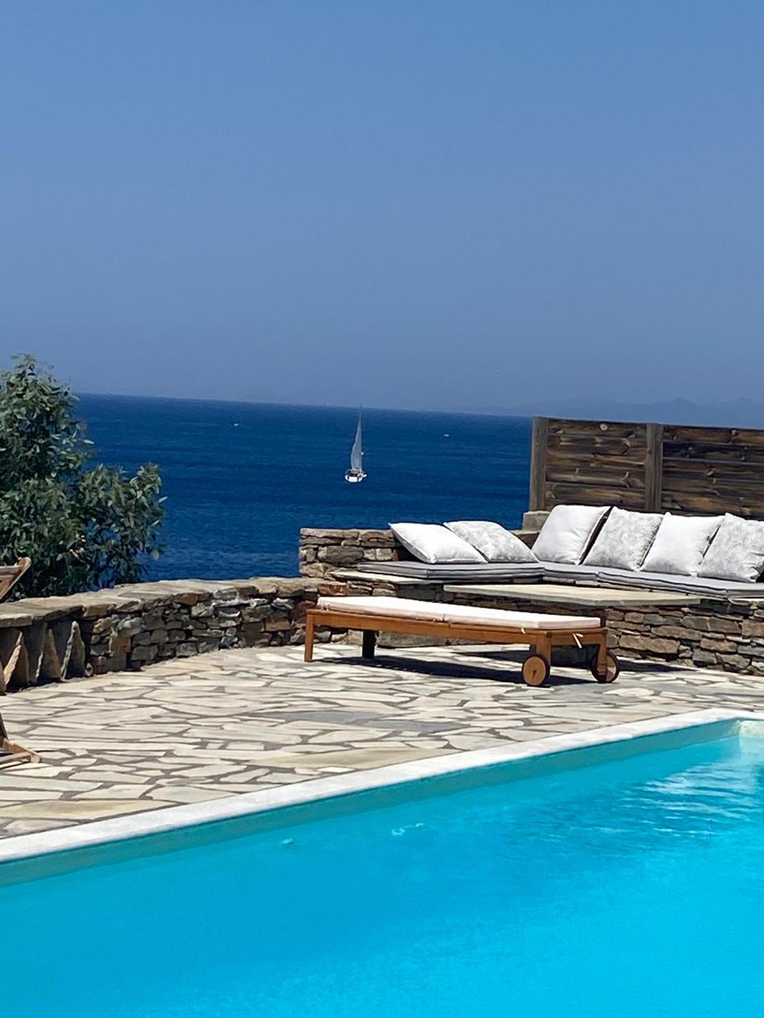 Sunset Villa With Swimming Pool At Tzia Ligia  Exteriör bild