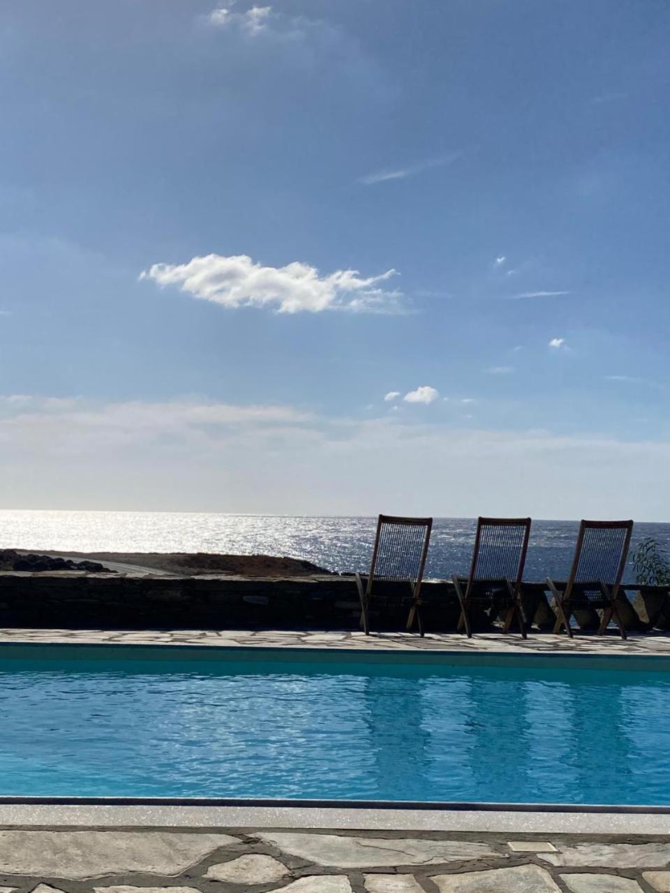 Sunset Villa With Swimming Pool At Tzia Ligia  Exteriör bild