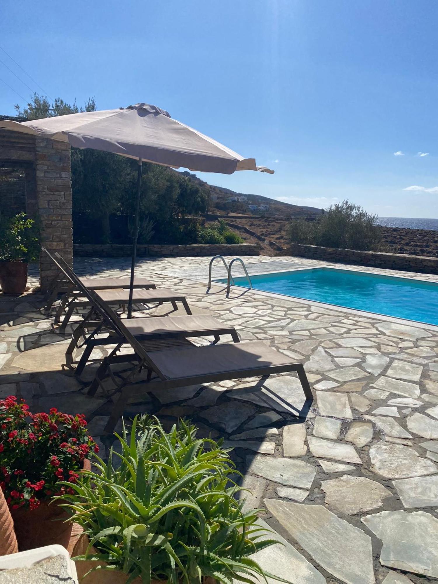 Sunset Villa With Swimming Pool At Tzia Ligia  Exteriör bild